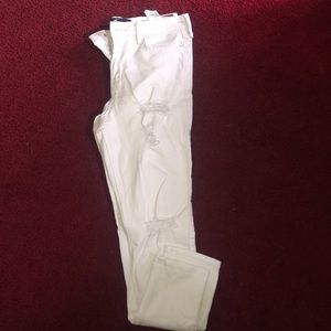 Hollister Ripped White Jeans